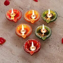 Colourful Diyas