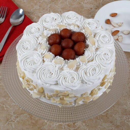 Delight Gulabjamun Cake — Online Delivery in Guwahati | Petalscart