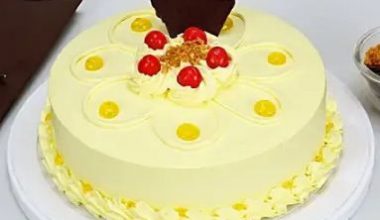 Diwali Butterscotch Cake