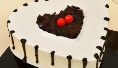 Heart Shape Balckforest Cake