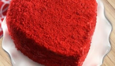 Heart Shape Red Velvet Cake