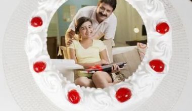 Pineapple Photo Cake for Dad