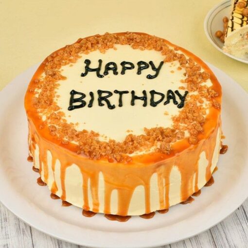 Plushy Butterscotch Cake