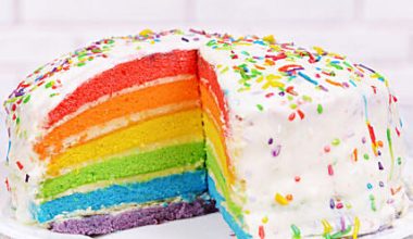 Rainbow Cream Cake