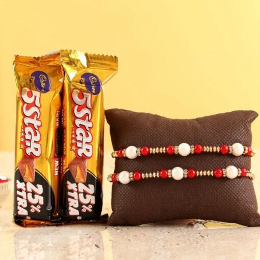 Rakhi With Five Star — Online Delivery in Guwahati | Petalscart