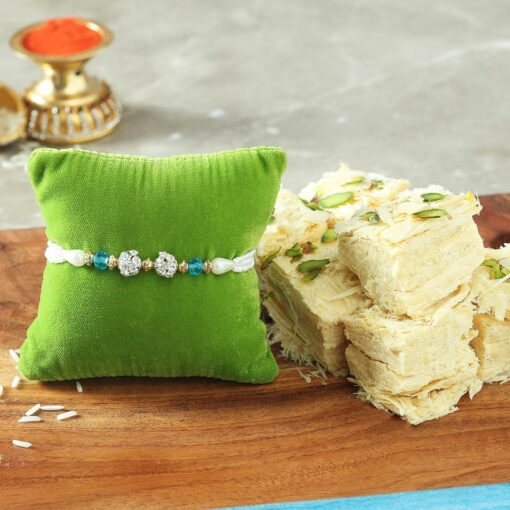 Rakhi with Soan Papdi — Online Delivery in Guwahati | Petalscart