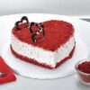 Red Velvet Heart Shape Cake