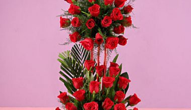 Roses Basket Arrangement