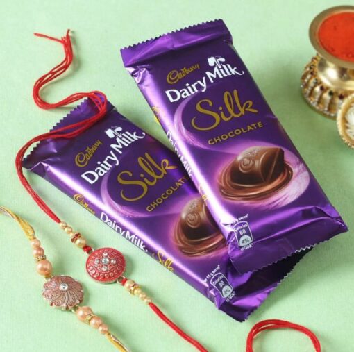 Set of Rakhi with Cadbury — Online Delivery in Guwahati | Petalscart