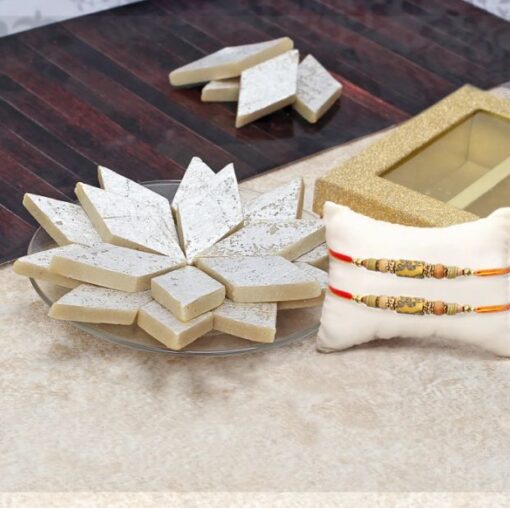 Set of Rakhi with Sweets — Online Delivery in Guwahati | Petalscart