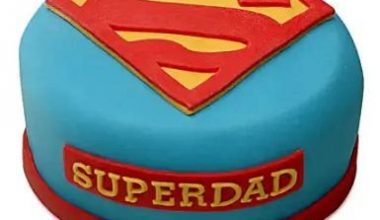 Super Dad Vanilla Cake