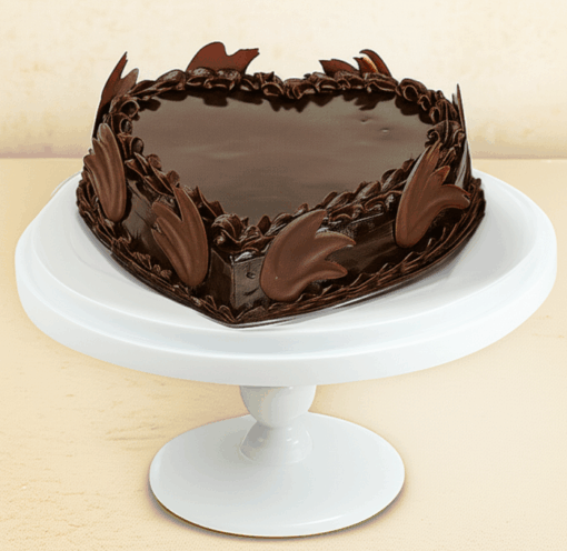 Heart Shape Truffle Cake