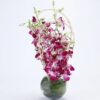 Purple Orchids Vase Arrangement
