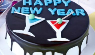 New Year Chocolate Cake