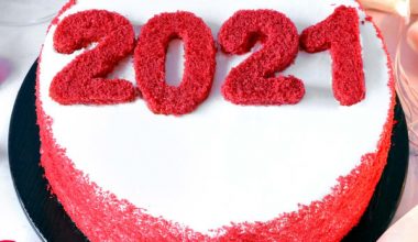 New Year Red Velvet Cake