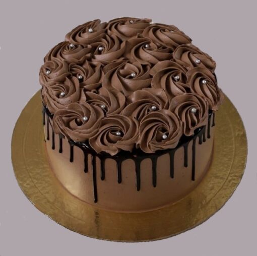 Choco Rose Design Cake — Online Delivery in Guwahati | Petalscart