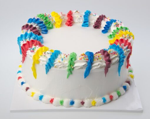Colour Vanilla Cake — Online Delivery in Guwahati | Petalscart