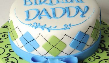 Fondant Fathers Day Cake