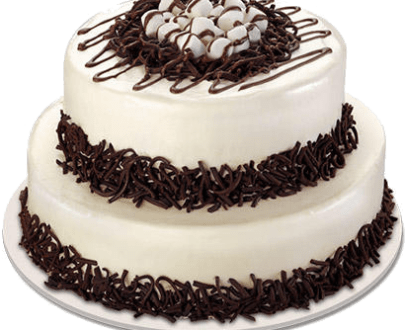 2 Tier Black Forest Cake