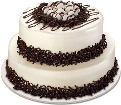 2 Tier Black Forest Cake