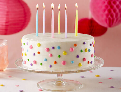 Colorful Drop Vanilla Cake — Online Delivery in Guwahati | Petalscart