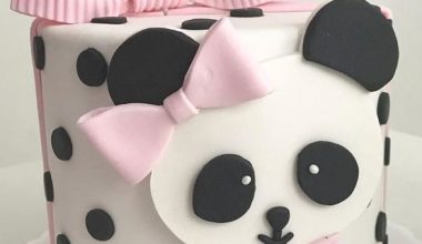 Sweet Panda Cake for Kids