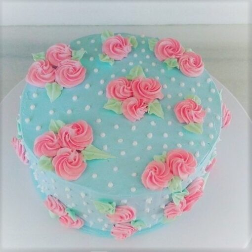 Vanilla Rosy Cake — Online Delivery in Guwahati | Petalscart