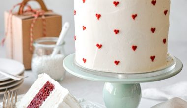 Tiny Hearts Red Velvet Cake