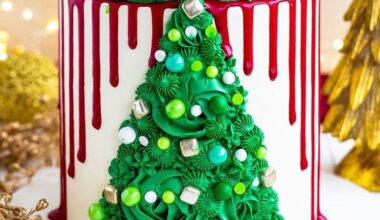 Christmas Tree Cake
