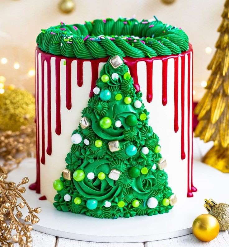 Christmas Tree Cake