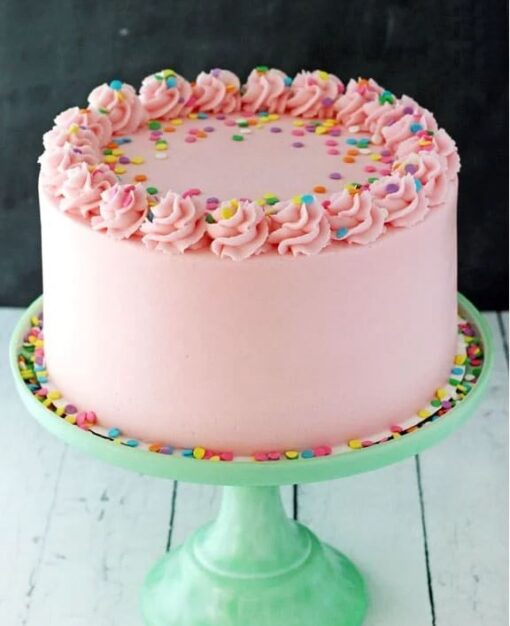 Pinky Butterscotch Cake — Online Delivery in Guwahati | Petalscart