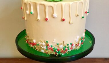 Vanilla Christmas Cake