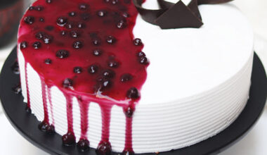 Creamy Blueberry Cake
