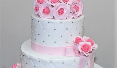 Two Tier Anniversary Cake