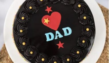 Chocolate Cake For Sweet Dad