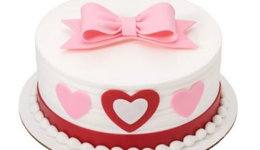 Fondant Heart Cake