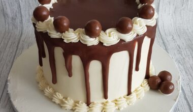 Chocolate Drip Balls Cake