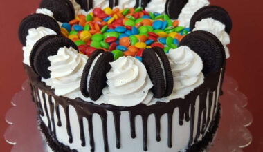 Chocolate Oreo Gems Cake