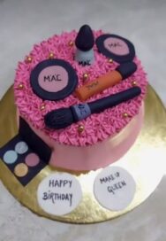 Makeup Theme Cake