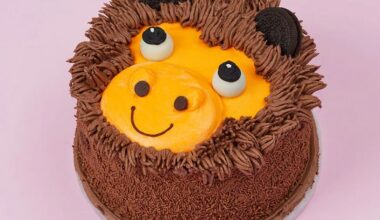 Monkey Theme Cake