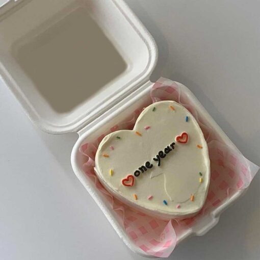 Butterscotch Heart Bento Cake — Online Delivery in Guwahati | Petalscart