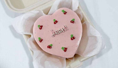 Heart Shape Bento Cake