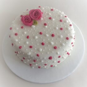 Sweet Droplet Vanilla Cake