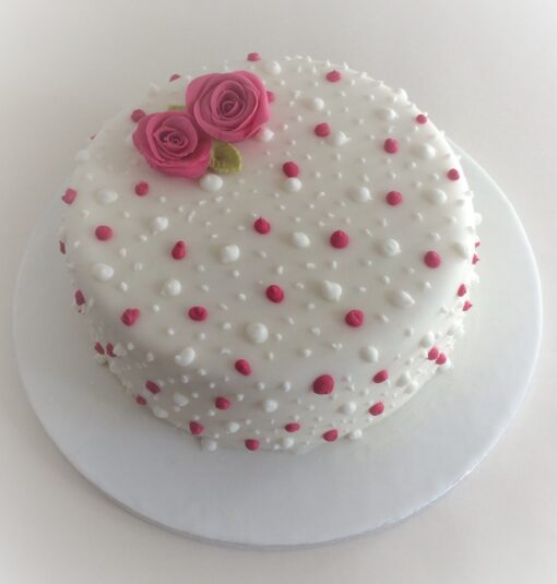 Sweet Droplet Vanilla Cake
