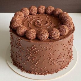 Chocolate Sprinkle Balls Cake