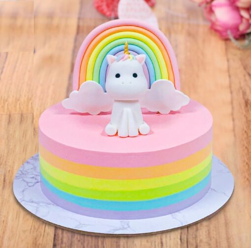 Rainbow Unicorn Cake — Online Delivery in Guwahati | Petalscart