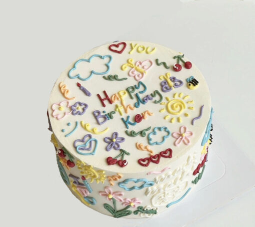 Adorable Vanilla Cake — Online Delivery in Guwahati | Petalscart