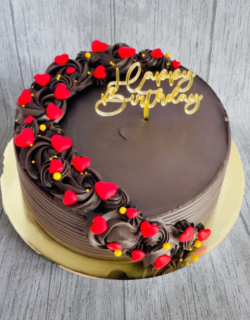 Chocolate Hearts Cake — Online Delivery in Guwahati | Petalscart