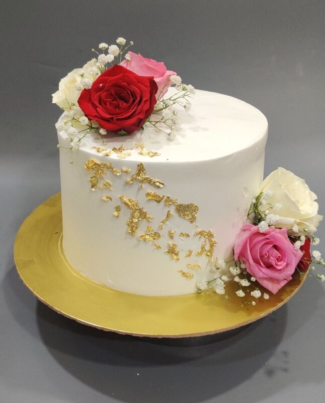 Fresh Flower Cake