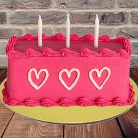 Rectangular Vanilla Cake